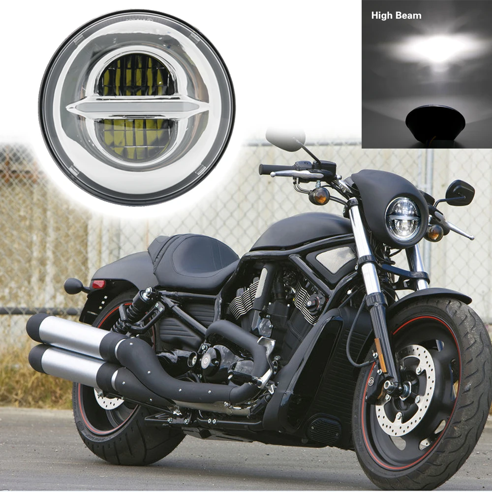 Система освещения для мотоцикла 5,75 дюйма, светодиодная фара для Harley