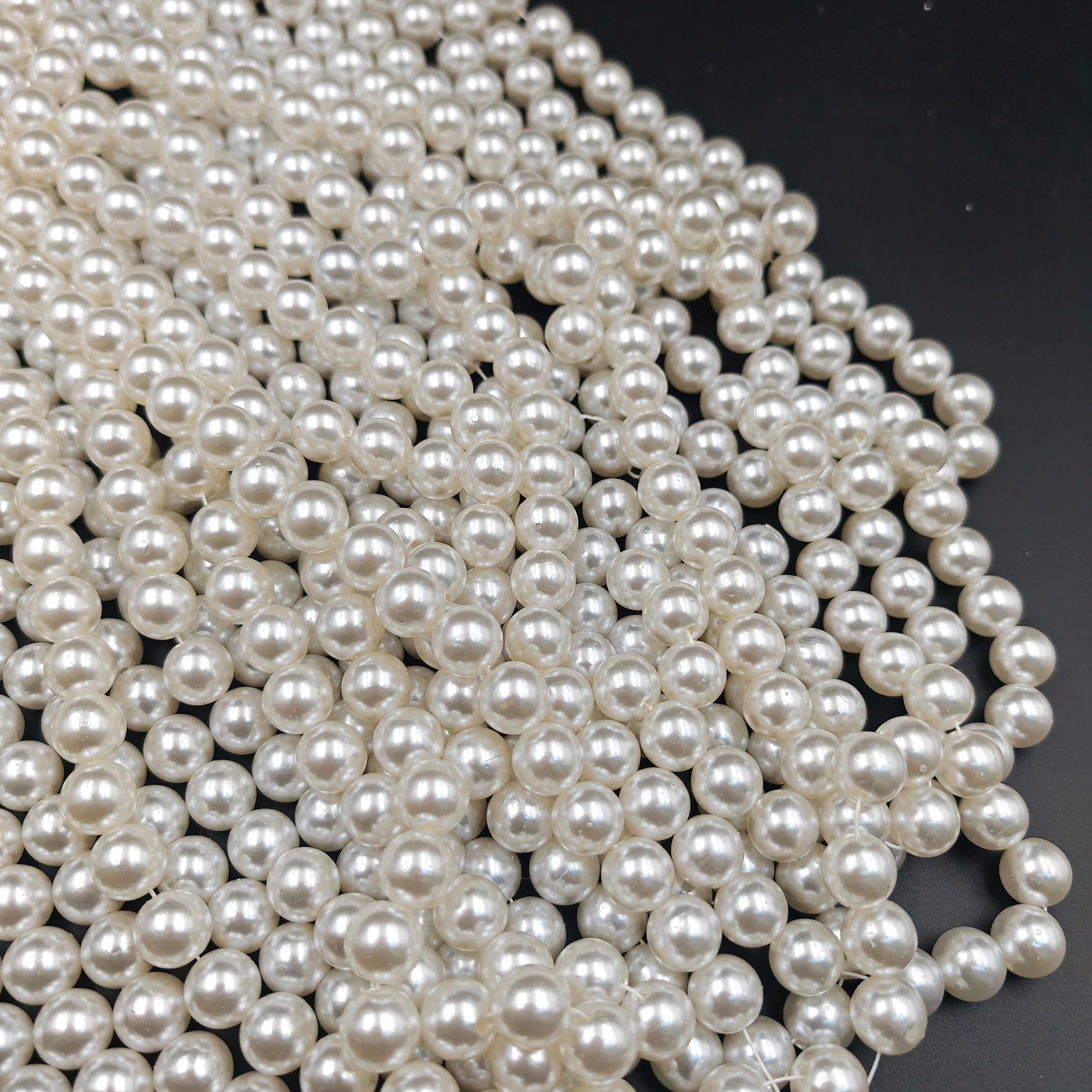 Nickel Free 14mm ABS Acrylic Beads Colorful Beaded Lace Plastic Loose  Pearl for Curtain Decoration