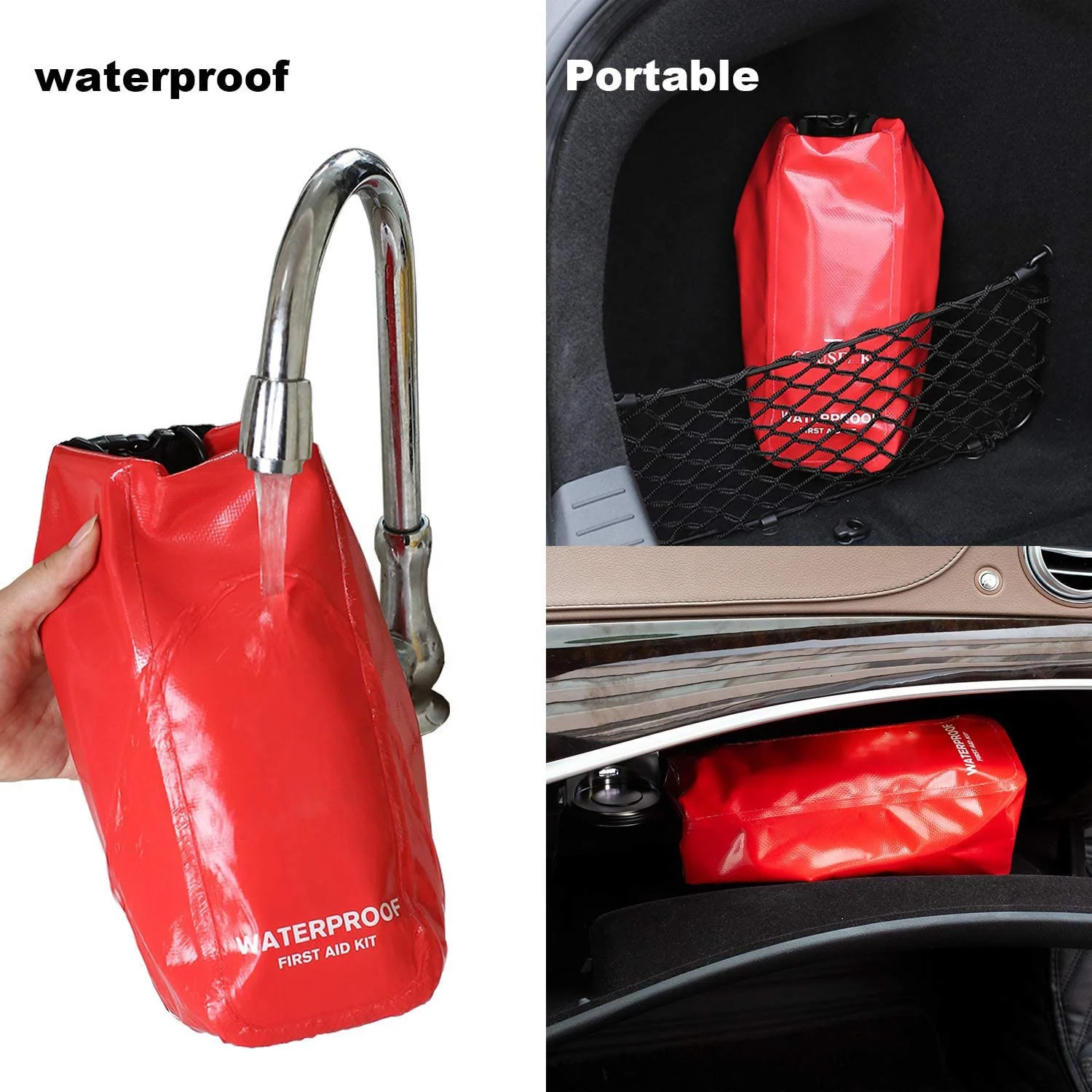 Waterproof Dry Bag First Aid Kit Bag for Kayaking Soccer First Aid Bag