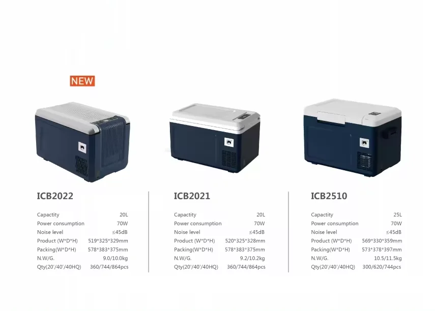 Factory Camping Refrigerators and Mini Fridge 110V DC AC 12v and Portable Compressor Car Fridge Freezer