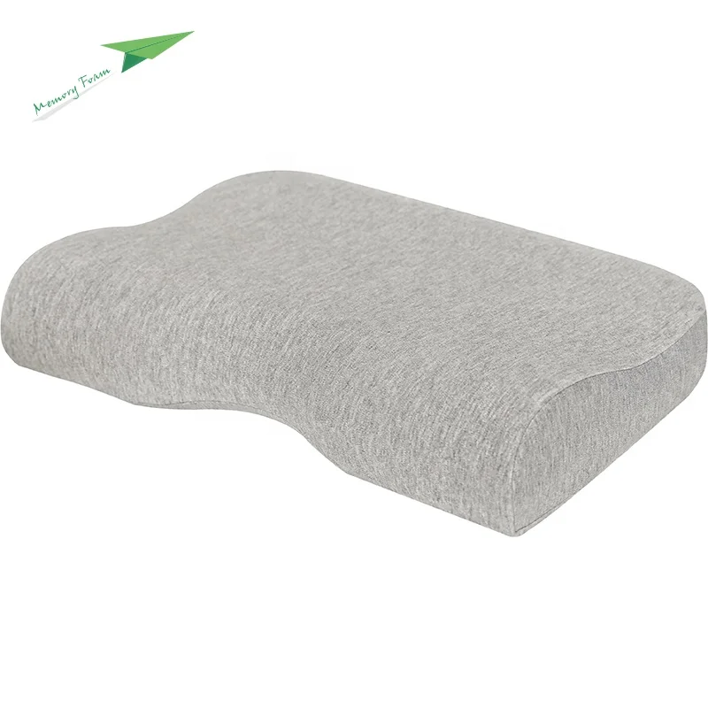 
memory foam ventilated breathable baby kids sleep contour pillow 