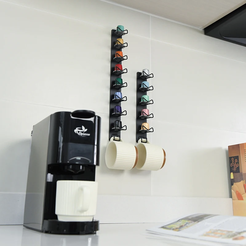 2024 New Arrival Reusable Metal Nespresso Vertuo Storage Rack Coffee Capsules Pod Holder Carousel