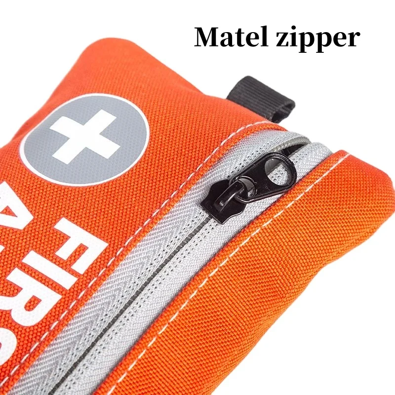 T.J.D Tech Lightweight Portable Adjustable Durable Superior Quality orange First Aid Belt Bag For Cycling Hiking Camping Hunting