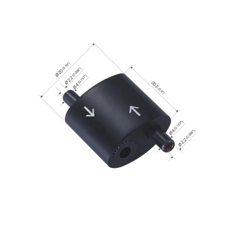 Electroplating Black color Aluminum loop gripper two way use