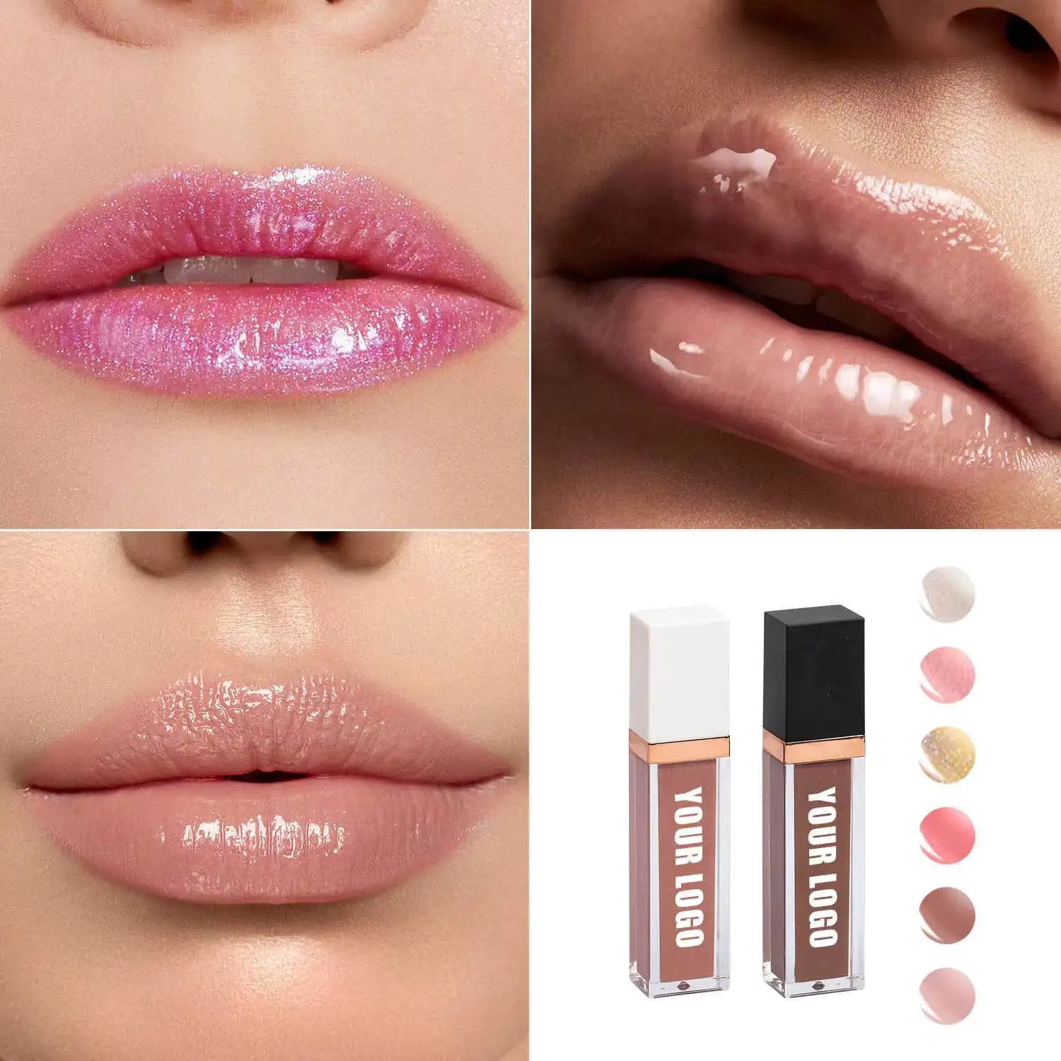 Wholesale Lip Gloss 100 Colors Private Label Lipstick Matte Glitter Lip Gloss Custom Lip Gloss Makeup Cruelty Free Lipgloss