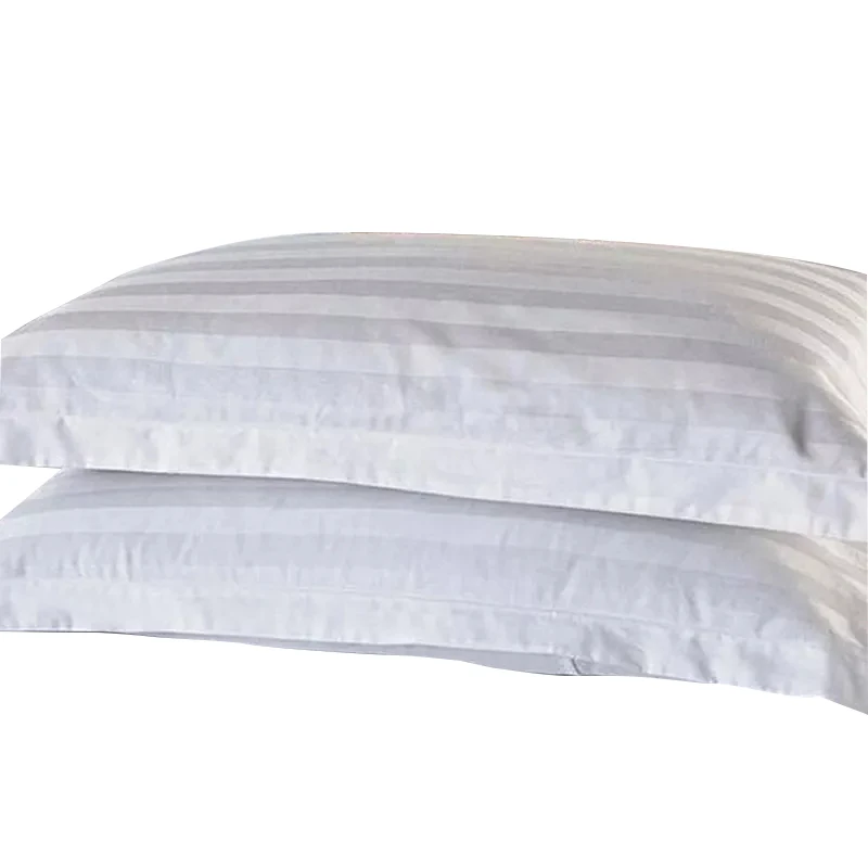 Cheap wholesaler hotel bed sleeping pillows polyester fabric microfiber pillow case