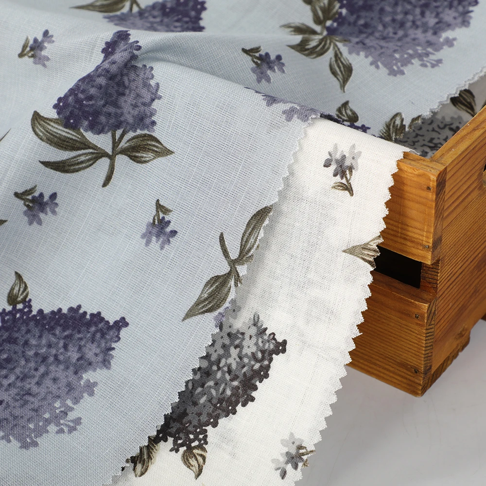 Lady color batch quality ramie cotton fabric wholesale linen shirting fabric summer shirts material stocklot woven dyed fabric