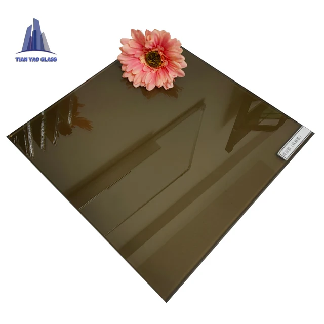 Tinted float glass Sheet Grey Green Reflective Glass for Decoration