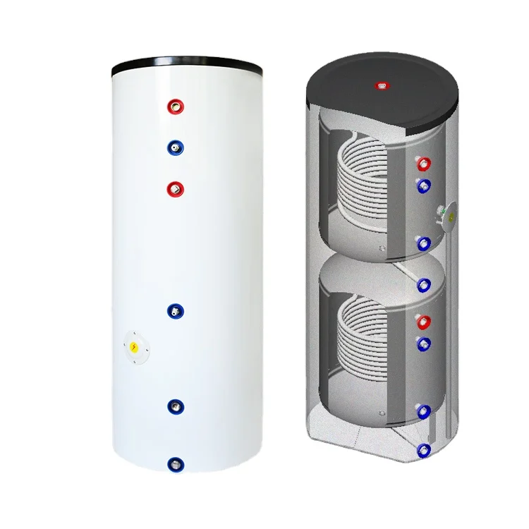 Stainless steel 300L/400L/500L/600L volume heat pipe solar water boiler hot water tank