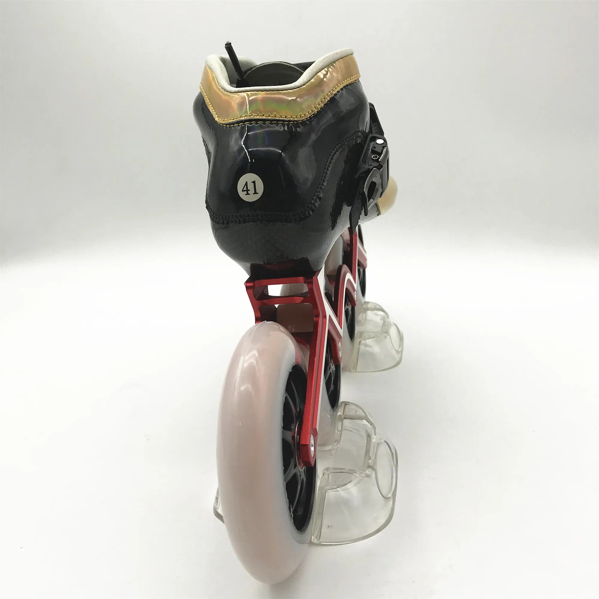 
OEM/ODM factory carbon fiber fashion mens womens skate shoes inline speed 3 /4 wheels roller skates 