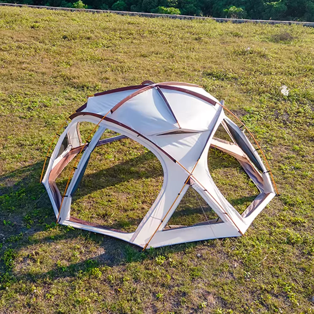 High Quality Large Space Multi-face Ventilation Outdoor Portable Tents Sunscreen and Rainproof Canopy Dome Tent