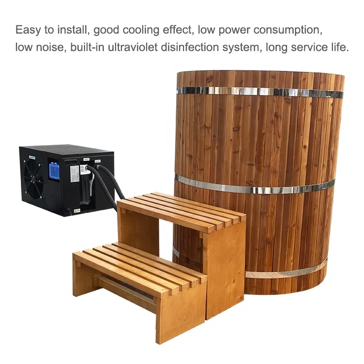 Fenlin new design body recovery cold bath tub ice plunge barrel