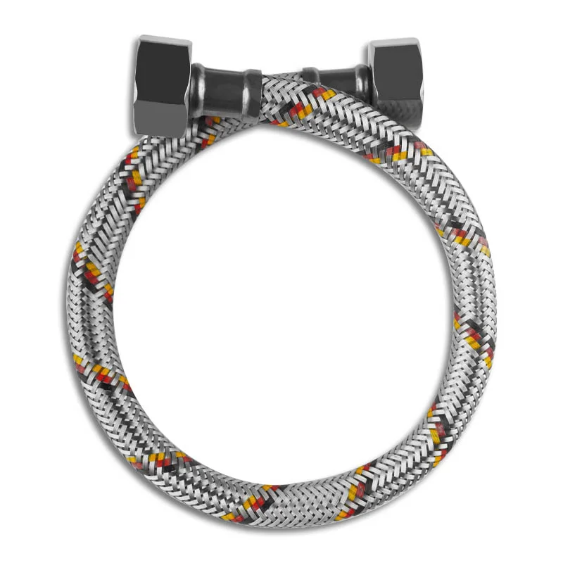 SHANXI 304 Stainless Steel flexible water heater connector corrugated plumbing hose bellows in various lengths & configurations