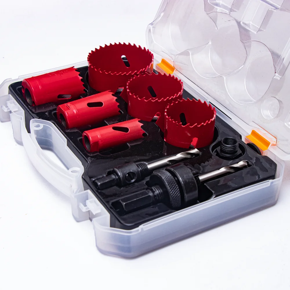 High Quality HSS Drill Bit Adjustable Metal Hole Cutter 9pcs Bi-Metal Hole Saw Set