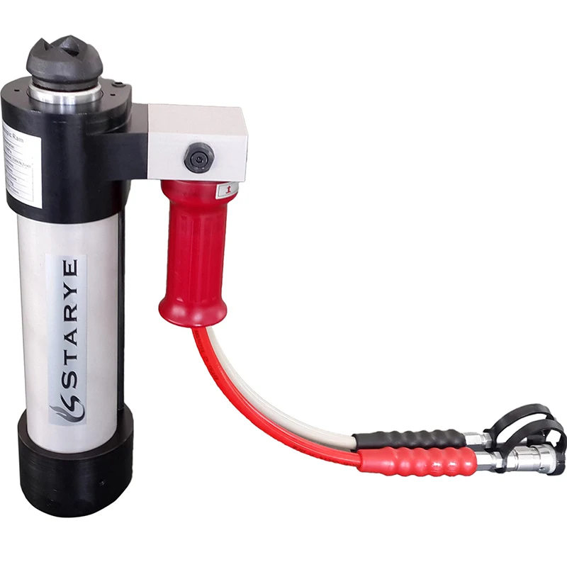 Car Accident Rescue Tools Of High Lifting Force And Height Hydraulic Telescopic Ram