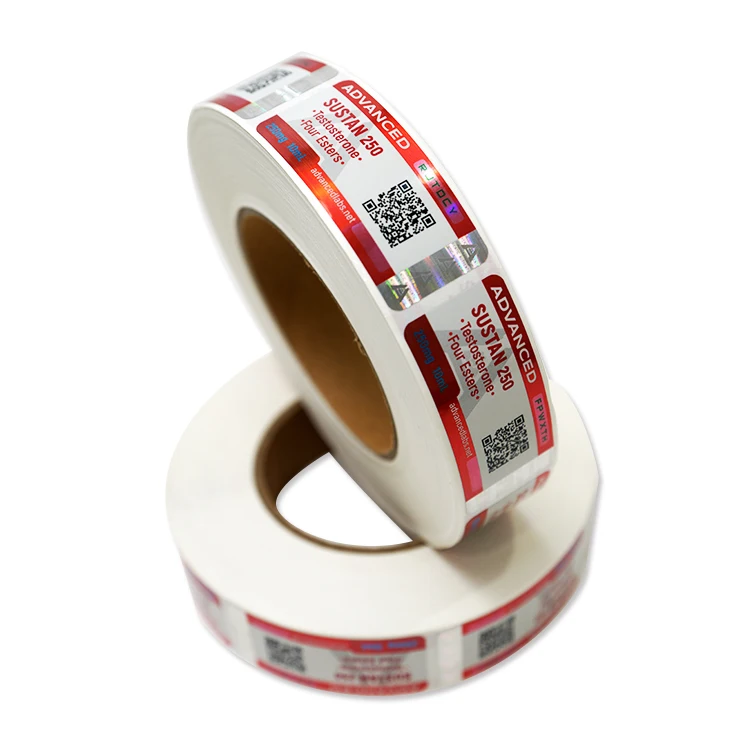custom self adhesive roll medicine sticker label , pharmaceutical vial label stickers for plastic bottles