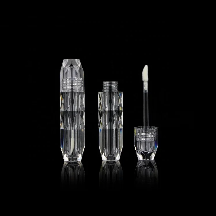 2023 new lip gloss container squeeze tube cosmetic packaging