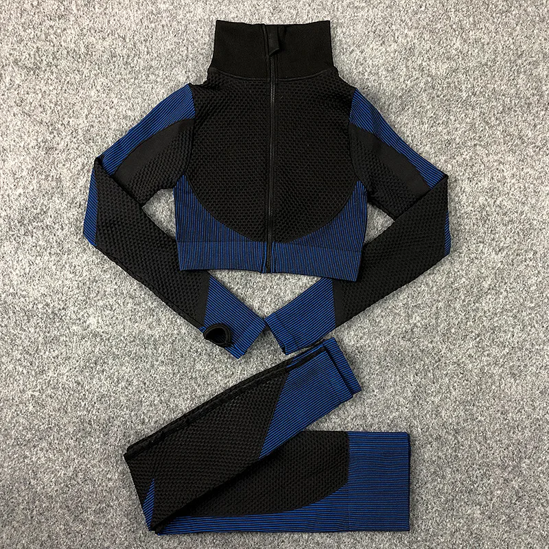 Spring Autumn Winter Yoga 2 Piece Set Women Casual Custom Sexy Sports O-Neck joggers women sets logo Knit Sport Set XL Pattern