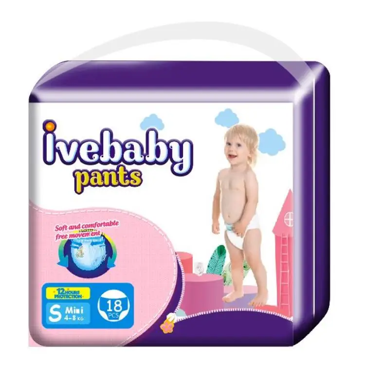 Sell well Hot sale cheap pants good quality full core disposable pull up baby diaper