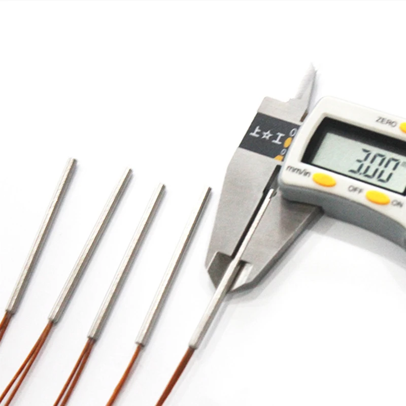 Factory Sale 3mm 3D Printer Heating Element Rod Thermistor 24V 12V Cartridge Heater With Thermostat