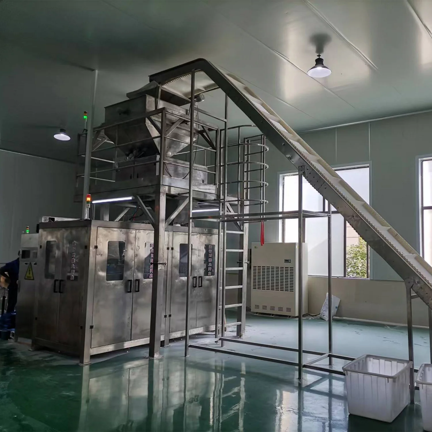 Fully Auto 5kg 25kg 50kg River Sand Kaolin Clay Feed Weighing Rapeseed Fertilizer Bagging Packing Machine