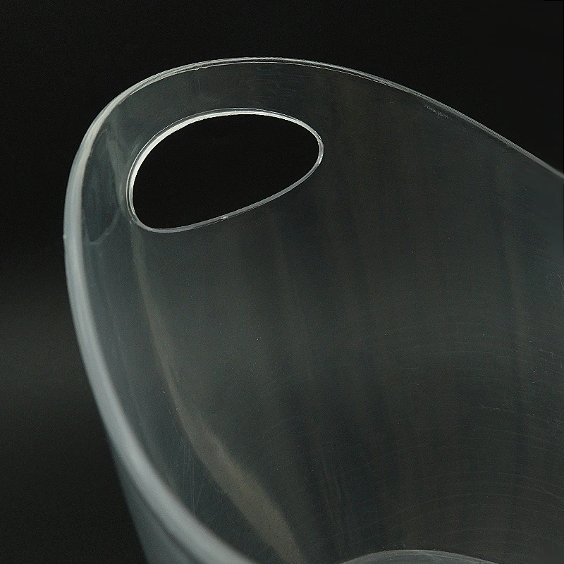 Direct Factory Parties Ice Bucket Plastic Oval Storage Tub Beer Bottle Drink Cooler Bin Baskets Clearer Party Beverage Chiller