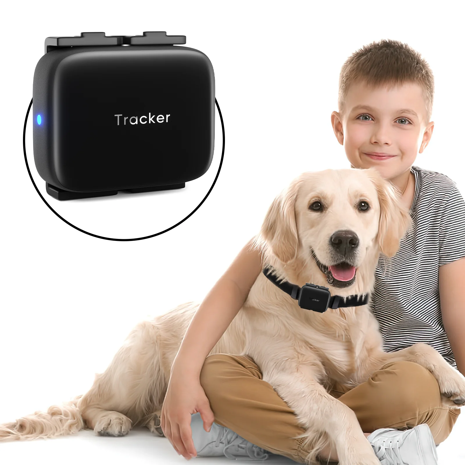 Very small size Pet gps tracker Dog Mini Pet GPS Locator With Collar Pet activity tracker