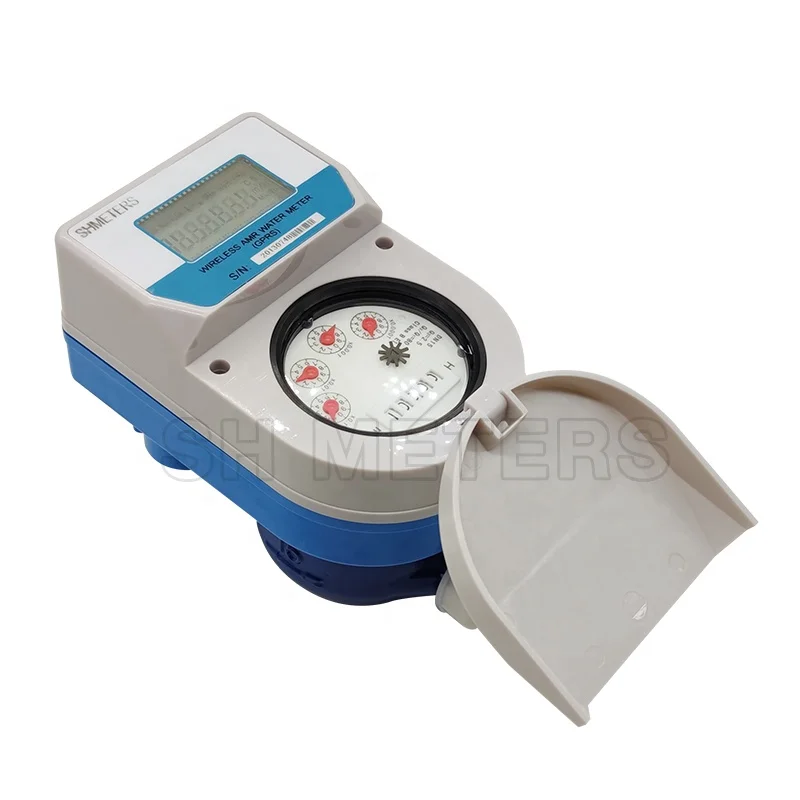 dn20 smart cold domestic lcd gprs water meter with gsm