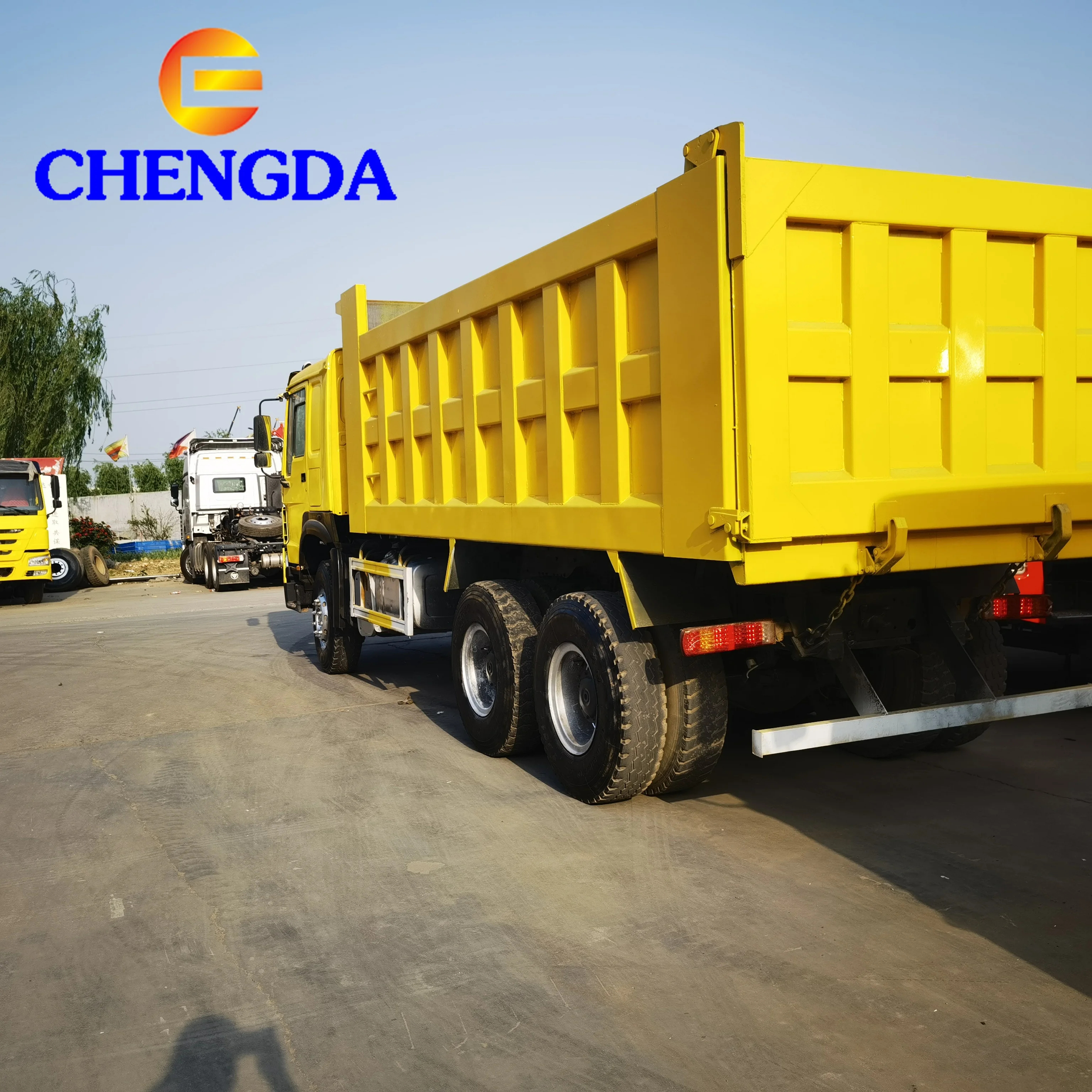 Dump Trucks Sinotruck HOWO Brand 30ton Heavy Dumper Truck 336 371 Middle Roof Dump Truck New