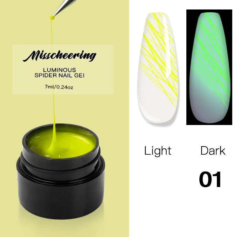 Neiss 7ml colorful Painting Gel Polish Varnish Lacquer Design Manicure Soak Off Spider led nail gel