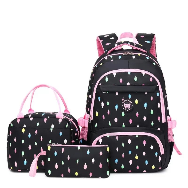 Sports Camouflage Printed Backpack with Lunch Bag and Pencil Bag