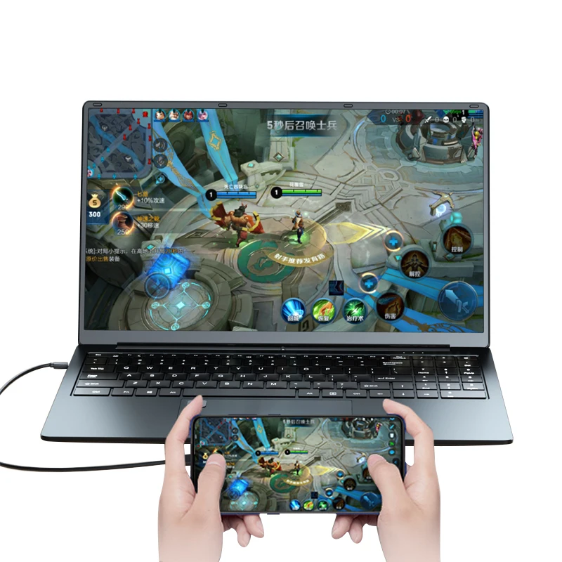 OEM  ultrathin Portable 15.6 inch Notebook Laptop N5095 Quad Core Portable display Wins 11 Laptop Computer