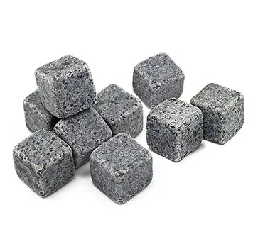 Gift Set Granite chilling ice stone cube white stone wine Ice Wine Chillers marble