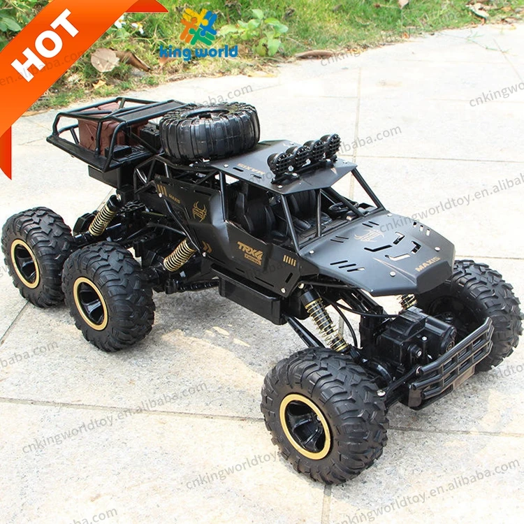 1/10 Big RC Car High Speed 6WD Alloy 46cm RC Vehicle 2.4G Off Road RC Rock Climbing Electric Remote Oversized Remote Control Car