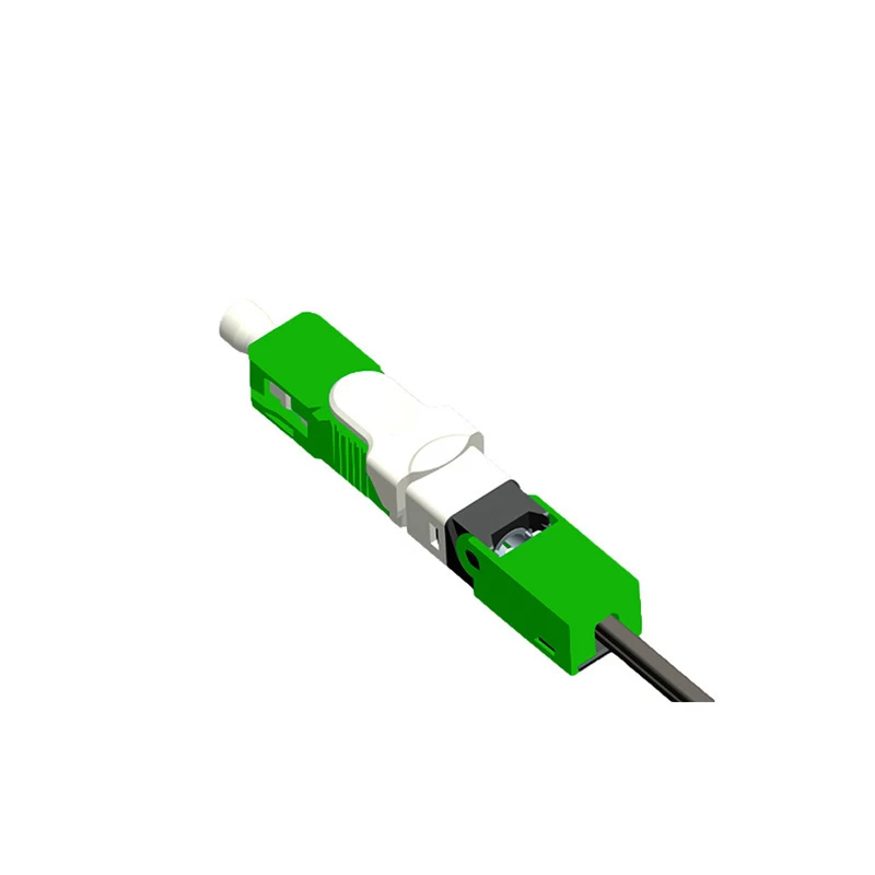 0.3dB sc apc sc upc fiber optic equipment sx fast connector for drop cable sc lc fc st ftth quick connector assembly connector