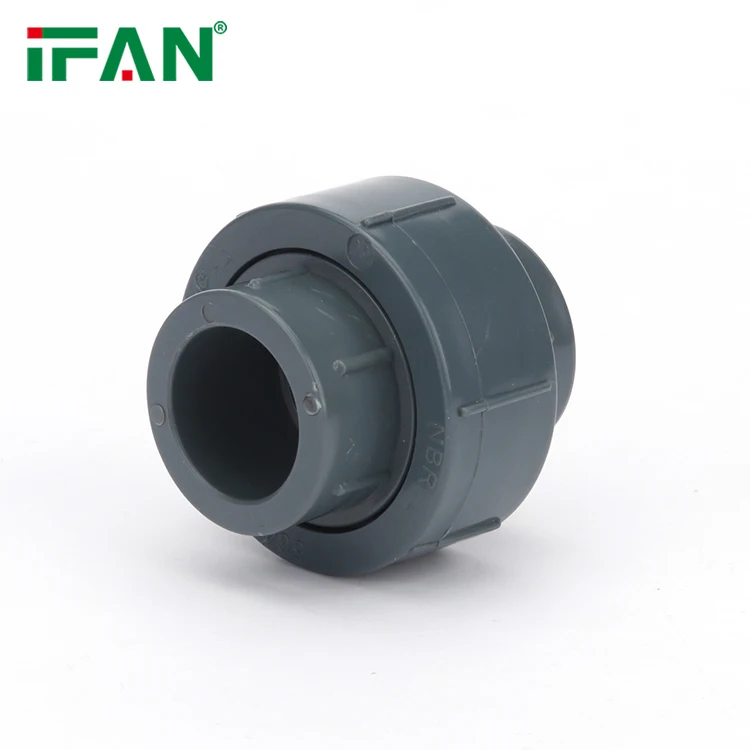 IFAN Factory Plumbing Fittings PVC 40-125MM UPVC Pipe Fitting Union UPVC Fitting