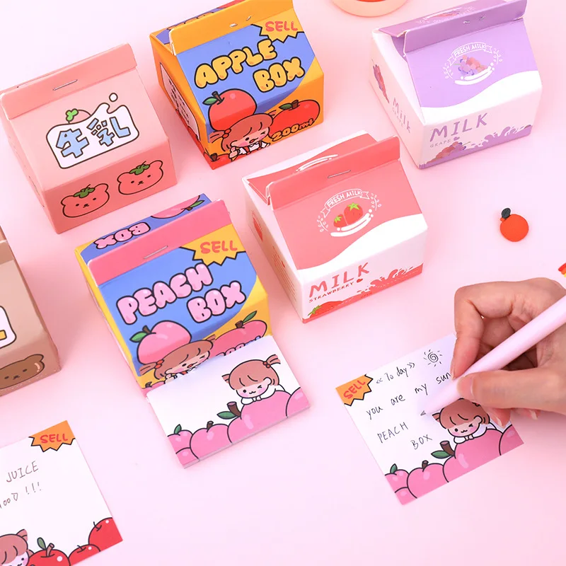 INS kawaii розовый мультяшный красочный Новый дизайн бумажный блокнот для