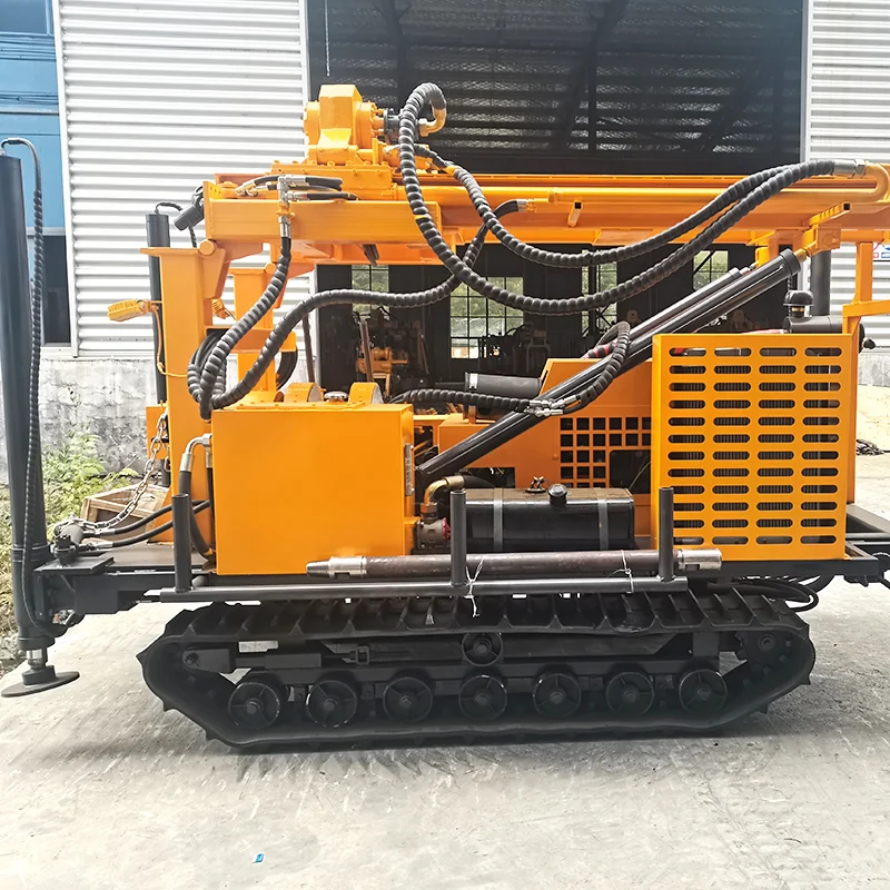 Dual Function Rock Core And Water Well Drilling Rig 200M Crawler Type High Hydraulic Outrigger Drilling machine
