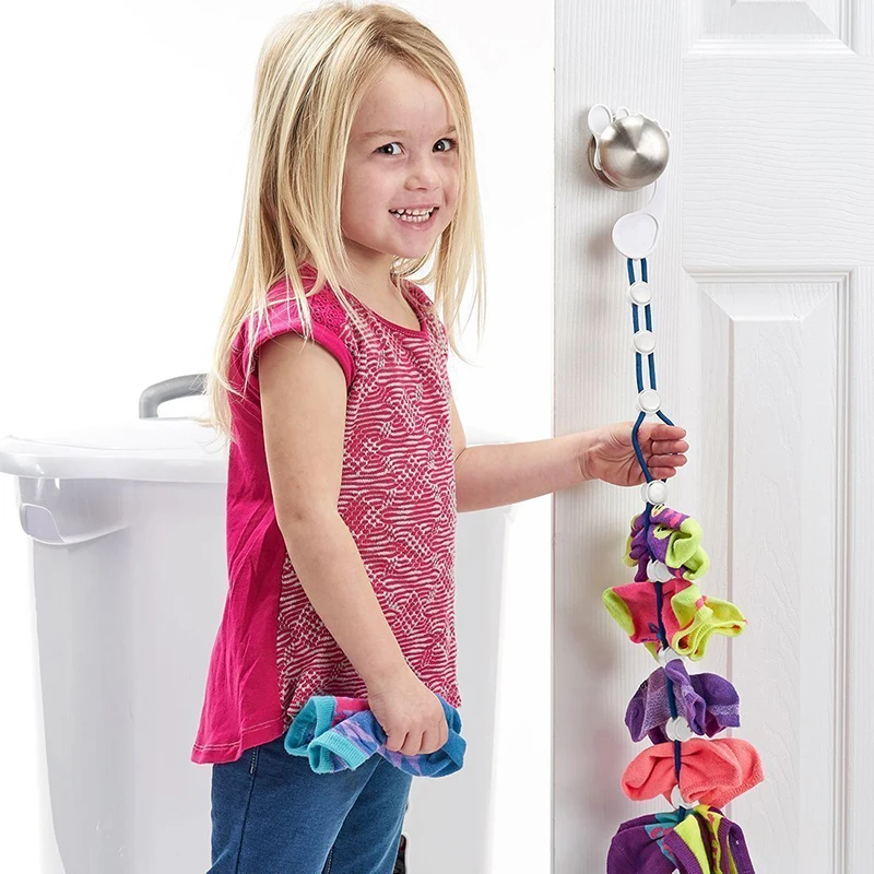 Multifunctional Drying Socks Lanyard Multi Layers Clothes Drying Artifact Sock Storage Organizer Laundry Tool for Washing Drying