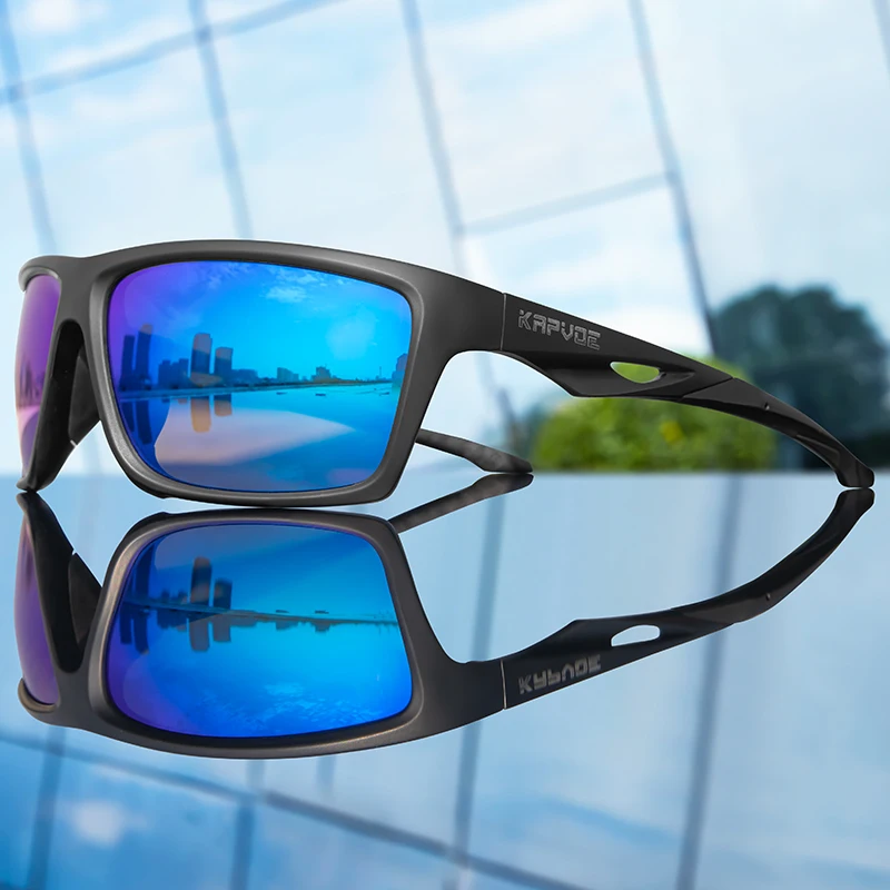 KAPVOE sports sunglasses polarized scratch new arrival design for outdoor glasses UV400 protection for unisex adult running