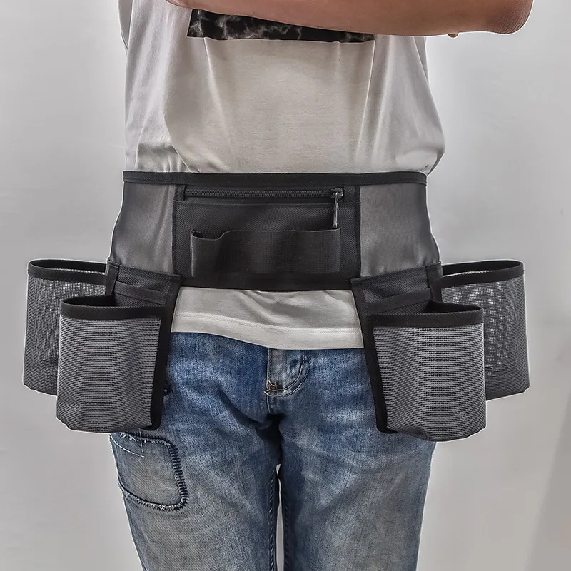 Hot selling Cleaning Belt Tool Pouch Waist Apron with Pockets Water-Resistant Cleaning Work Aprons for Housekeeping