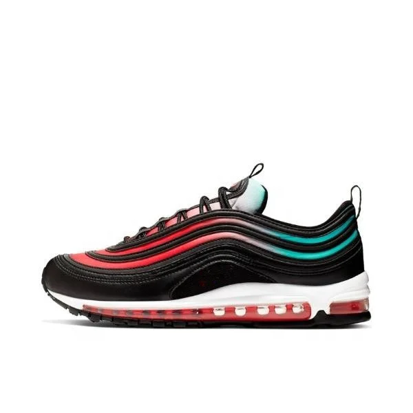 
2021 Brand Logo Custom Men Air Cushion 97 Breathable PU Material Fashion Sports Sneakers Running Shoes 