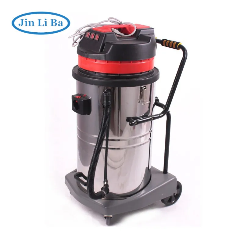 Stainless Steel Upright Cyclonic 80Litre Wet And Dry Vacuum Cleaner