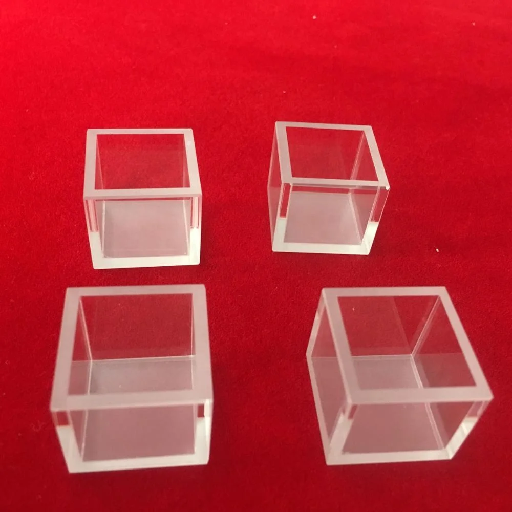 lab use cubic quartz glass cuvette G204