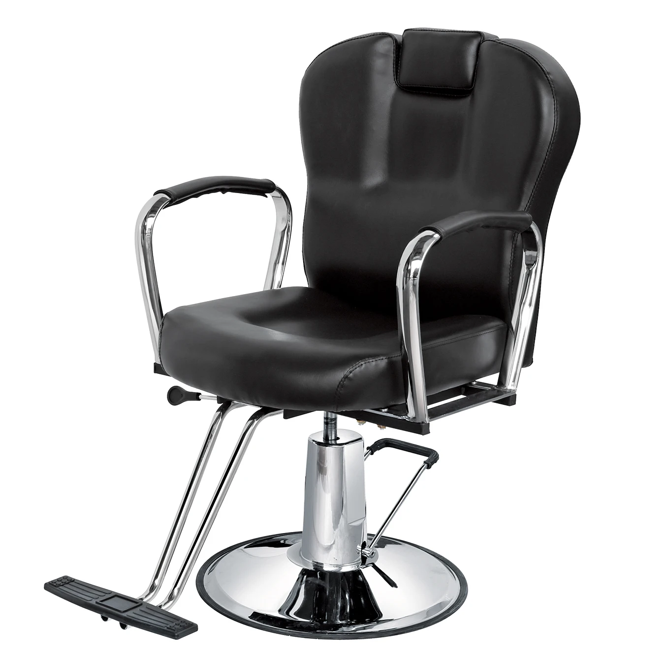 Barber Chair Beauty Salon Hydraulic Shop Reclining Hairdressing Equipment Salon Furniture Barber Chair