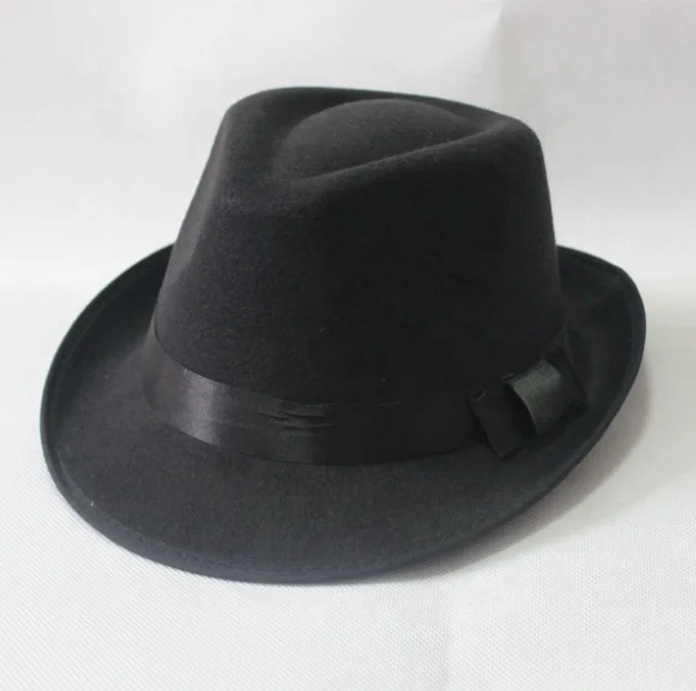 Belief Wholesale Velvet Fur Jewish Fedora Hats Adult Artificial Fur Fedora Hat Gentleman Caps
