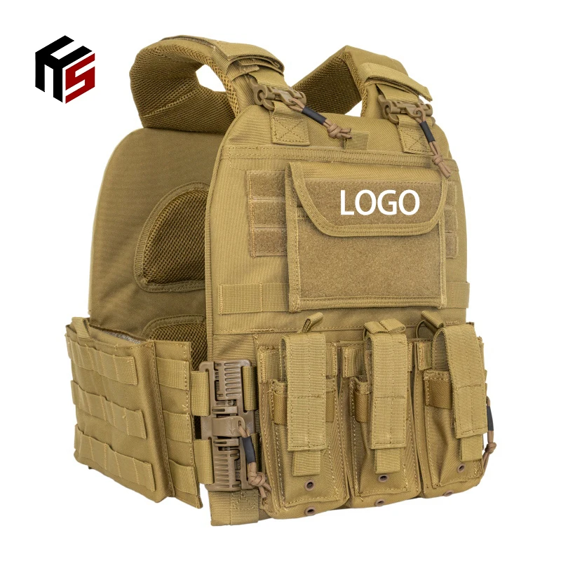 Wholesale Custom Outdoor Quick Release Plate Carrier Vest Molle Tactical Protection Vest