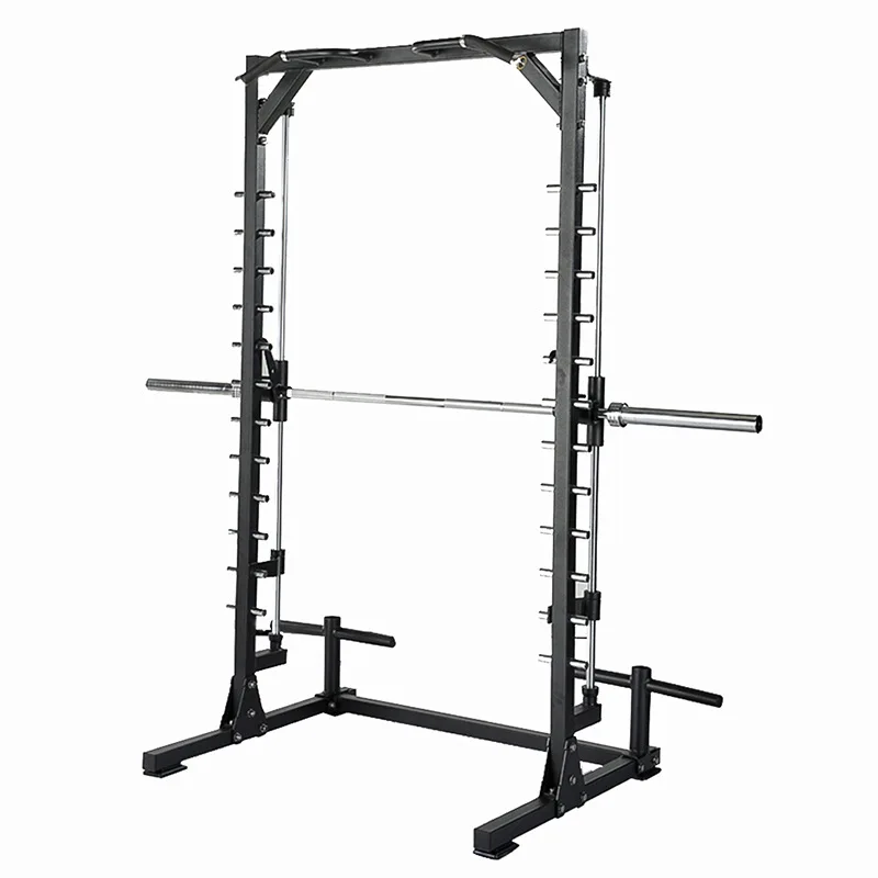 High Quality Half Power Rack Multifunctional Cable Machine Smith Machine