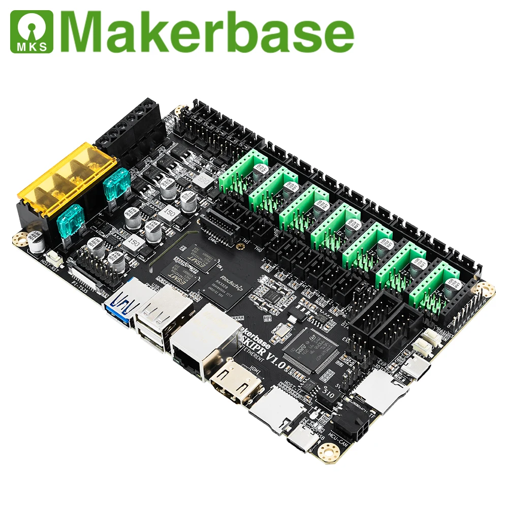 Материнская плата MKS четырехъядерный 64 бит SOC работает Klipper и 3 5/5 0 дюймов экран для Voron VS Raspberry Pi SKIPR 3D принтер
