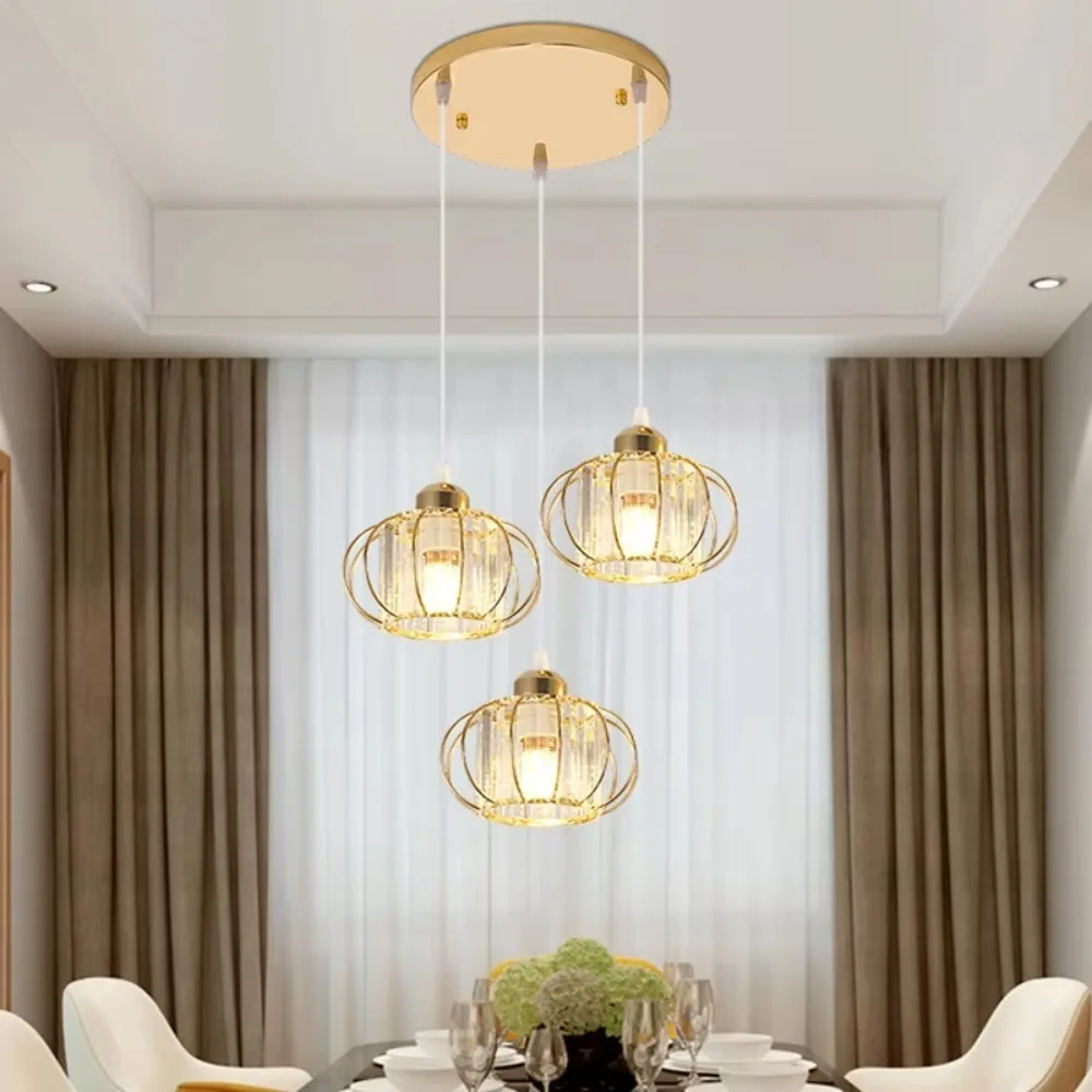 Современная простая креативная Люстра для столовой с тремя головками индивидуальная Входная люстра в стиле Lux кафе-бар небольшая столовая